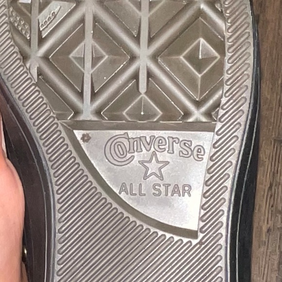 NWOB leather converse high tops - Picture 3 of 3